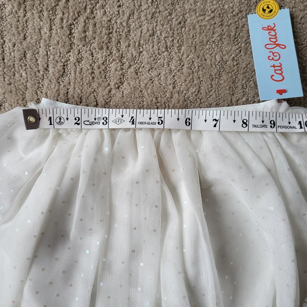 Toddler Girl’s Tulle Skirt – Cat & Jack – White – Size 3T – NWT